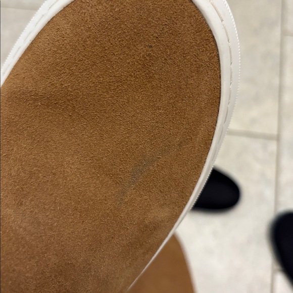 UGG Brown Suede Ankle Boots with Fur Lining - Picture 11 of 16